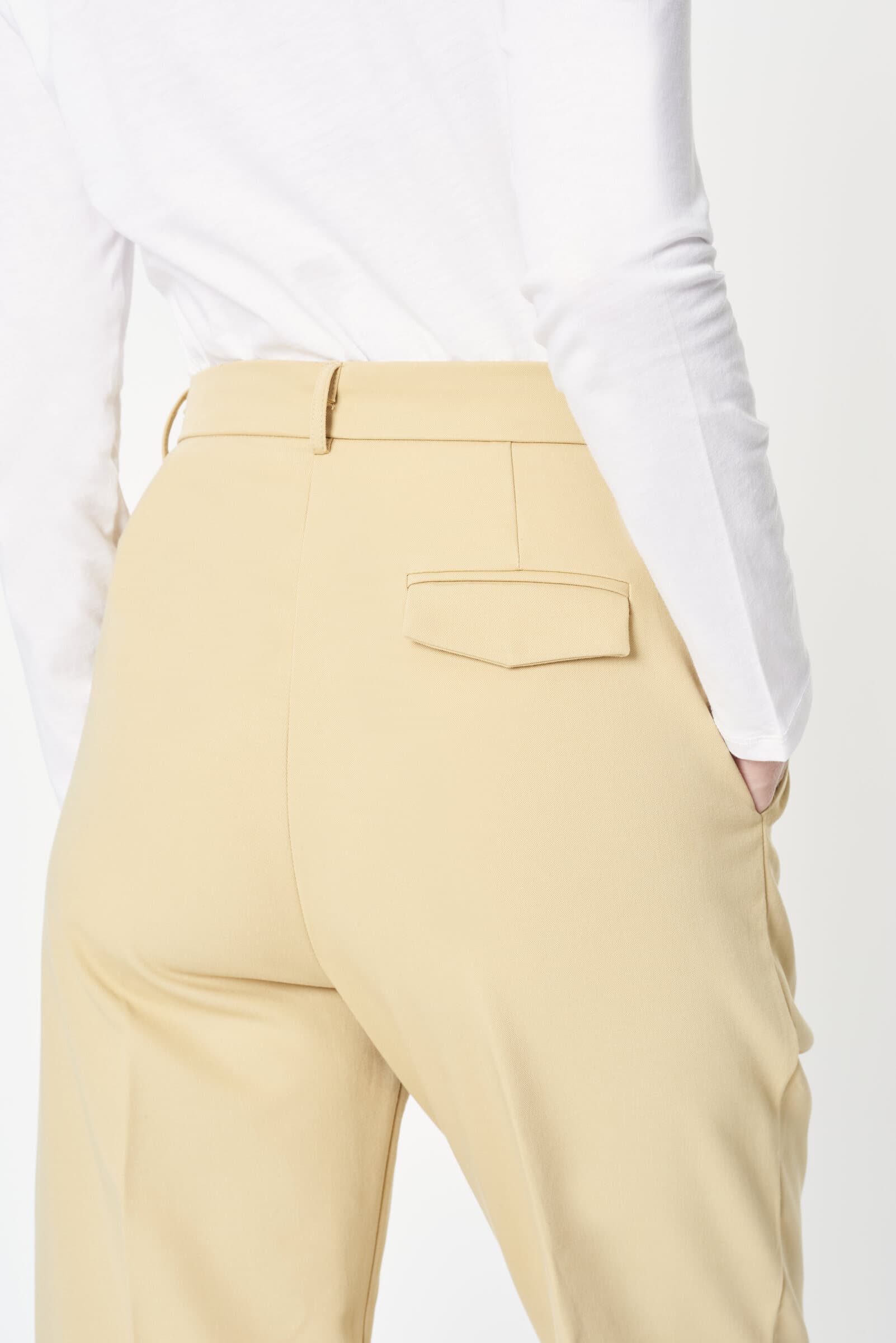 Linen Pants Women — Back